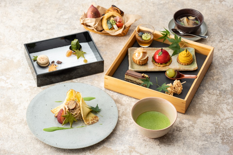 祇園辻利のお茶と秋薫るアフタヌーンティー